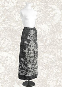 Beaded lurex 1970s skirt