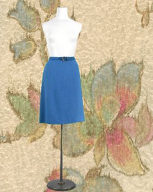 Gorgeous blue wool skirt