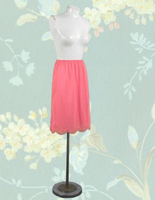 Pretty coral Vanity Fair half slip