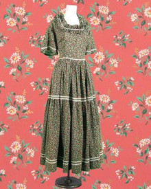 Cotton calico praire dress