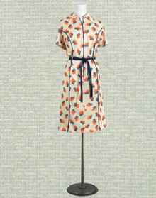 Chic 1970s poly knit dress