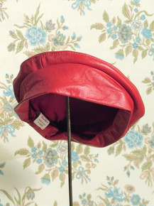 Red leather tammy