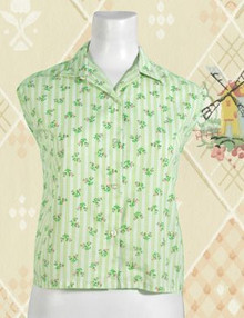 A Permanent Press floral blouse