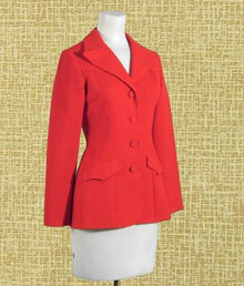 Striking red western jacket