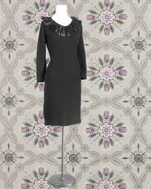 Ruffled Little Black Dress