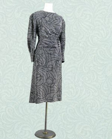 Exquisite 1980s lurex two piece set