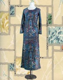 Ethnic print maxi dress