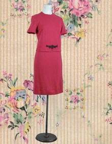 Beautiful dark fuschia top & skirt set