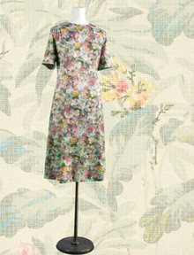 Late 1960s floral dress