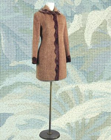 Remarkable faux fur Pengcheng coat