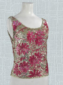 Sparkly wool sequined tank