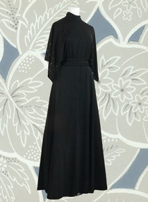 Flowing black gown from Adde