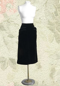 Late 50s black velvet skirt from Mary Taylor