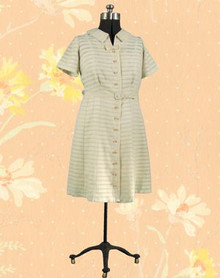 Fine 1950s cotton day dress