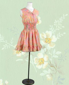 Pink paisley tunic top