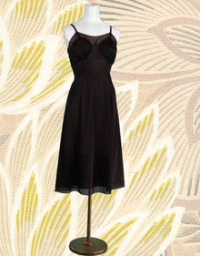 Vintage 50s Van Realte full black slip