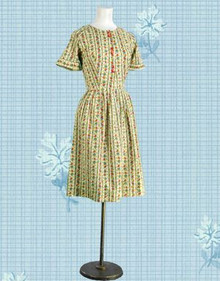 Pretty cotton print summer dress