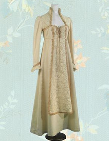 Magnificent Black Label 1970s Gunne Sax gown