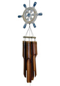Ships Wheel Bamboo Wind Chime