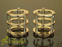 2 Piece Gold Plated Tube Protector for 12AX7, ECC83