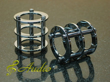 2 Piece Rhodium Plated Tube Protector for 12AX7, ECC83