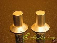 2 pcs 30mmD x 28mmL Gold Color Solid Aluminum Knobs