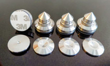 4 pieces Stainless Steel Audio Equipment Vibration Isolation Feet
