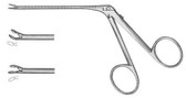 House Oval Cup Forceps , Angled Cups , Angled Left, 15 Degrees , Width: 0.9 , Shaft: 2.75