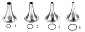 Hartman Ear Speculum , Oval , Set Of 4 Sizes