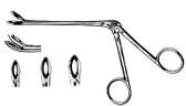 Weil-Blakesley Nasal Forceps , Pointed Fenestrated Cups , Angled Up, 90 Degrees , #1 , Width: 3 , Shaft: 4.75