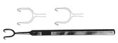 Cottle Nasal Retractor/Hook , One Blunt, Ball-End Prong, One Sharp Prong , Ball Left , Width: 10 , Length: 5.5