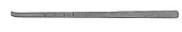 Cottle Chisel , Curved , With Depth Markings , Width: 6 , Length: 7.25