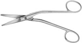 Fomon Dorsal Scissors , Light Pattern With Rounded Blades, Angular Shank , Length: 5.125