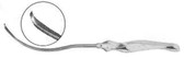 Endoplastic Facial Dissector With Ergonomic Handle , Tip Is Bent Up To Accommodate Delicate Dissection Sites , Round Button Finishing Tip, S-Shaped Shaft , Length: 9.5