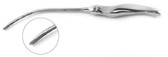Endoplastic Facial Dissector With Ergonomic Handle , Periosteal Dissector , Concave Shovel Tip, Curved Shaft , Length: 10
