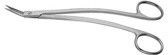 Dean Dissecting Scissors , Blades Angled On Flat, One Serrated Blade , Length: 6.75