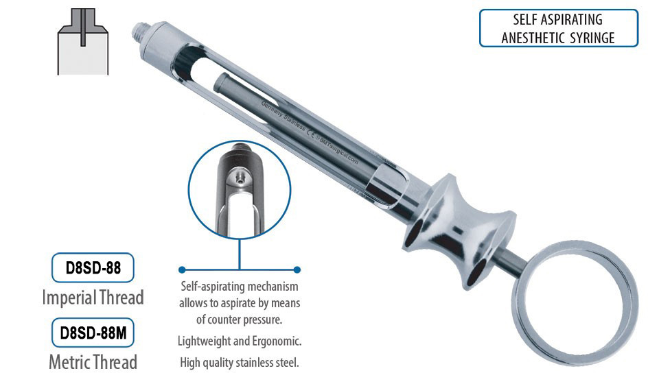 Syringe Self Aspirating Imperial 1.8Ml - PrecisionMedicalDevices