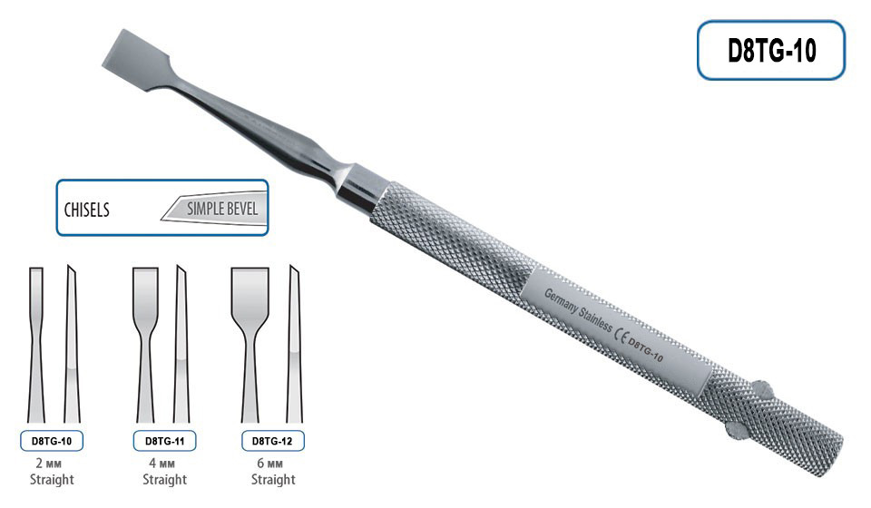 Chisel Freer Straight 2.00MM 160MM - PrecisionMedicalDevices