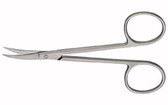 Walker Iris Scissors , Curved To Side , Length: 4.5
