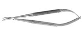 Micro Surgery Scissors , Sharp Points, 6Mm Blades, Round Handles , Curved , Length: 6