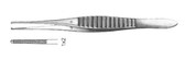 Gillies Dissecting Forceps , Fine, 1X2 Teeth On Serrated Jaws , Length: 6