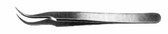 Swiss Jeweler Style Forceps , Fine , Style 7, Curved , Length: 4.5