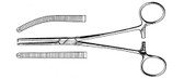 Ochsner-Baby Forceps , Extra Delicate , 1X2 Teeth, Curved , Length: 5.5