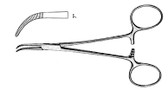 Mixter Forceps , Stongly-Curved , Length: 7.5