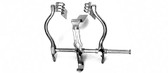 Judd-Masson Retractor (Frame Only), With Swivel Blades, 2 3/4" Deep, 4" Max Spread