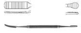 Miller-Colburn File , Double-Ended, Down-Cutting Teeth , Medium And Large Ends , Octagonal Handle , Length: 7.25