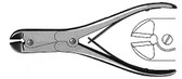 Side Wire/Pin Cutter, Tungsten Carbide Jaws, Double Action , 3/32" (2.5Mm) Maximum Capacity, Length: 9"
