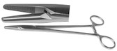 Mayo-Hegar Needle Holder , Serrated Jaws, Left-Handed, Tungsten Carbide , Length: 6