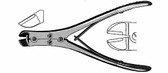 Side Wire/Pin Cutter, Tungsten Carbide Jaws, Double Action , Angled Jaws, 1/16" (1.7Mm) Maximum Capacity, Length: 7"