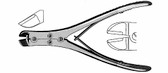 Side Wire/Pin Cutter, Tungsten Carbide Jaws, Double Action , Angled Jaws, 3/32" (2.5Mm) Maximum Capacity, Length: 8.5"
